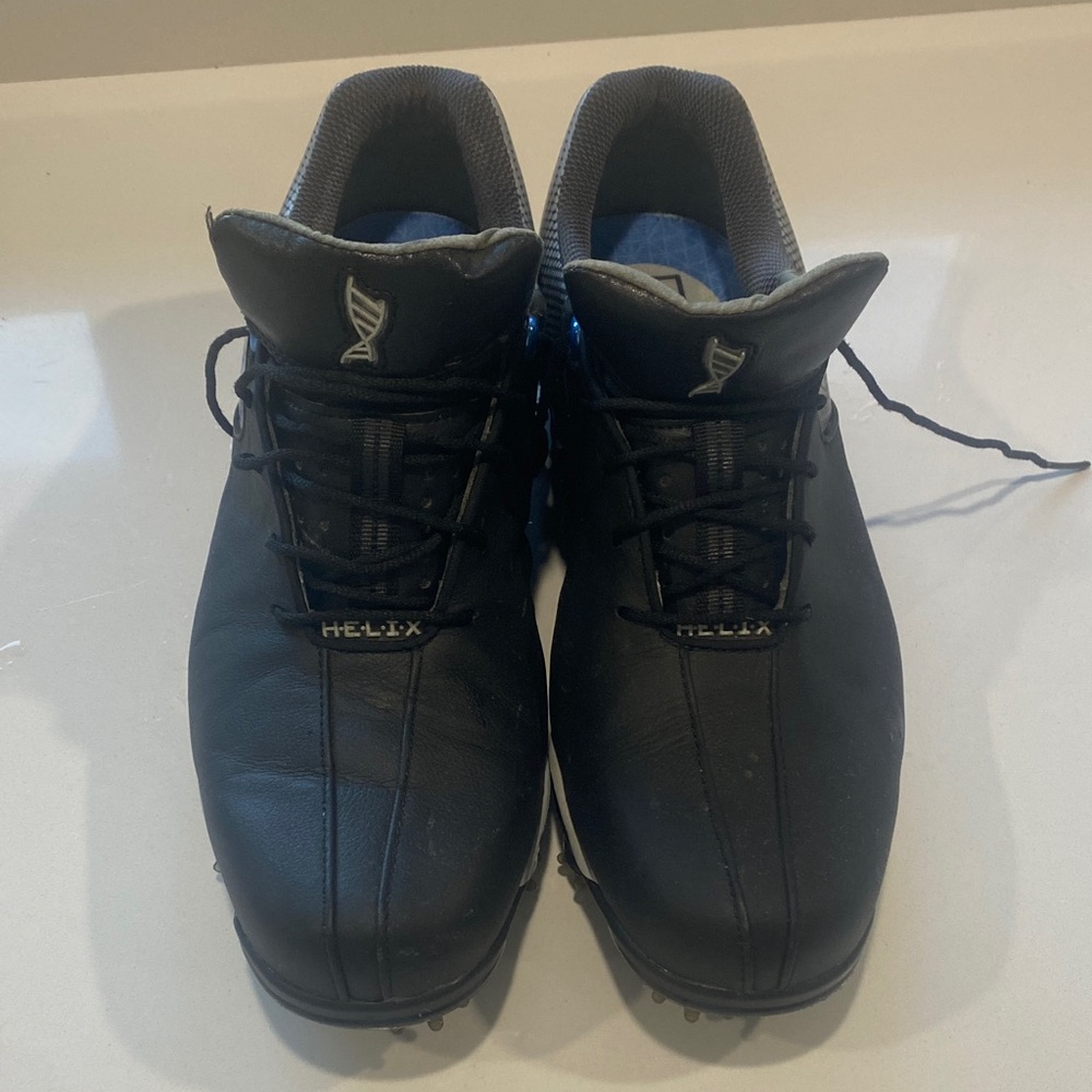 Helix Black and Gray golf Shoes for Men